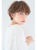 大人かわいいショートマッシュパーマこなれ感<渋谷>