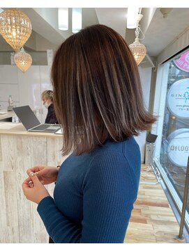 タオ 河原町(Tao) ボブとハイライト