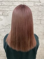 アジールヘア 池袋東口店(agir hair)&nbsp;20代大人可愛い透明感ピンク系カラーケアブリーチ