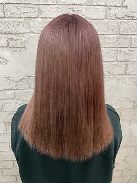 アジールヘア 池袋東口店(agir hair) 20代大人可愛い透明感ピンク系カラーケアブリーチ