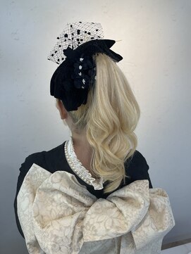 ソノ(sono) ハイポニー ポニーテール 卒業式ヘア 成人式ヘア 振袖ヘア