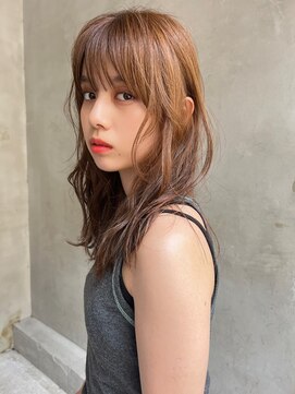 アルテ(ARTE) 【ARTE表参道/青山】顔まわりレイヤーセミロング×透明感カラー