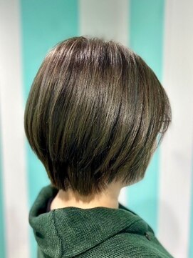 マティーナ ヘアー 池袋(Matina hair) 【ショートボブ×グレージュカラー】20代30代40代50代