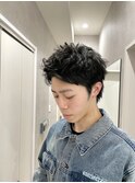 ベリーショート/スパイキーショートウルフ/アッシュブラック