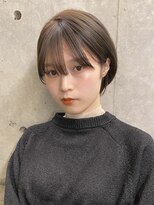 ショート/マッシュショート/ニュアンスパーマ/ハイトーン[原宿]