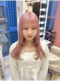 ブリーチ2~3回必須/ホワイトピンク/薄ピンク/ライトピンク