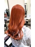★30代40代40代シアーカラーエアリーカールチェリーレッド
