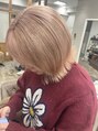 ヘアーデザイン リリィ(hair design Lily)&nbsp;明るさ残したハイトーンもおすすめです。