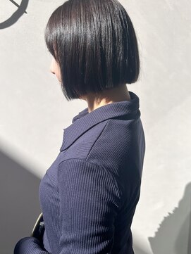アジールヘア 北千住駅西口店(agir hair) 小顔切りっぱなしボブカット