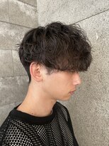 ニアウ 伊勢崎連取店(Niau)&nbsp;メンズマッシュ波巻きスパイラルパーマメンズパーマ