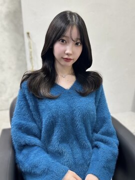 ジィルム(XELM) ハイライトカラーミルクティーベージュレイヤーカット