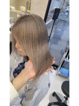 髪屋 紬 ミルクティーベージュ/グレーベージュ/グレージュ/ベージュ/韓国