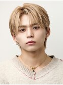 韓国センターパートコンマバングフェザーパーマニュアンスパーマ