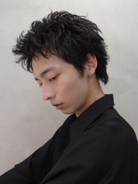 バイフィフス 原宿/表参道(by fifth) ラフな質感の無造作パーマ×スパイキーショートスタイル