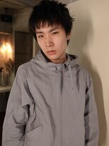 ノラジャーニー(NORA Journey)&nbsp;メンズボブウルフメンズミディアムレイヤーカットメンズウルフ