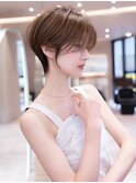 韓国レイヤー顔周りカット透明感カラー髪質改善艶髪シースルー