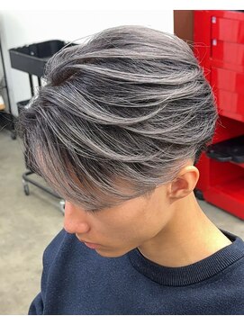 リップス 吉祥寺店 (LIPPS) 大人かっこいいシルバーグレーアッシュバレイヤージュ