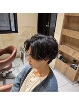 ヘアリゾートエーアイ 新宿西口店(hair resort Ai) センターパート×緩めツイスパ