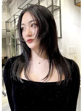 フィルムス 表参道(FILMS) ココアベージュ/黒髪/クラゲヘアー/オリーブグレー/ボブ/表参道