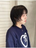 レイヤーウルフカット