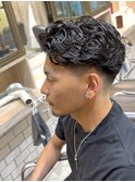 men's/メンズ/ニュアンスパーマ/フェード/スペインカール/神保町