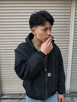 ハイセンス(HISENSE) メンズカットビジネスマンカットテーパーフェードフェザーGIA