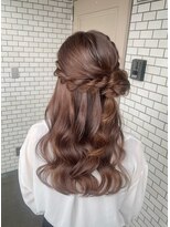 フェリーチェ 六本木店(Felice)&nbsp;くるみちゃんヘア ハーフアップアレンジ ヘアセット