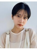 パザパ 交り江店(PA.ZA.PA.) 韓国風黒髪ハンサムショート/シースルーバング/20代30代40代