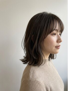 ヨイン 四谷三丁目(YOIN) 【40代】髪質改善×艶暗髪セミロング