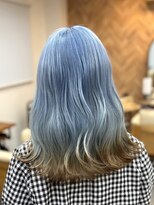 リングバイモアムー(Ring by Moremuu)&nbsp;ブリーチカラー　水色