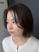ソアロ(SOARO) 岐阜顔まわりレイヤーロングミルクティーベージュ20代