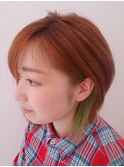No.58 前下がりボブ　ホイルカラー