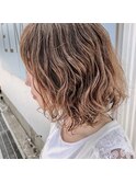 オイル仕上げの柔らかリッジパーマ
