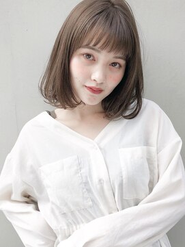 ルティア(Lutia) ワンカールボブ ベージュブラウン！