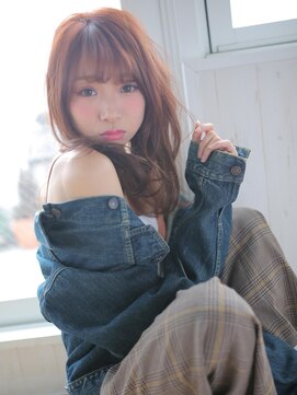 アグ ヘアー レチェ 高崎2号店(Agu hair leche) 大きめカールで大人ガーリー