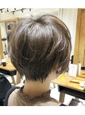 簡単スタイリングショート◇アッシュブラウン