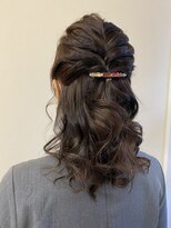 リミットヘアー 大在店(Remit hair) ハーフアップ　サイドロープ編み