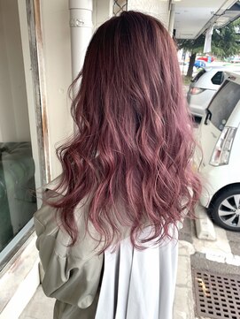 フェーディン(fa/din) ピンクヴェールグラデーション