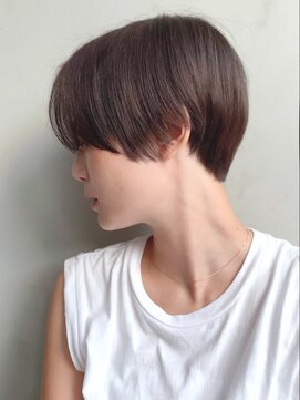 アイティー バイ アルバム 中野店(IT by ALBUM) タイトマッシュショート_クールショートピンクベージュ_ba308693