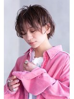 メーヴェ(Mowen) mowen 南堀江ウェットスタイリング×くびれショート×大人可愛い