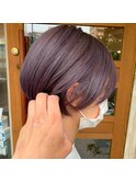 #ラベンダーカラー#韓国ヘア#パープルカラー#イルミナカラー