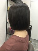 切りっぱなしボブ