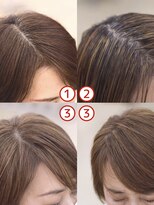 モイ(moy)&nbsp;脱白髪染め!ロッド式白髪ぼかしハイライト/グラデーションカラー