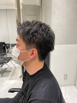 ガリカ(Gallica kinshicho) 【有坂映哉】メンズ黒髪束感ショートツーブロック<錦糸町>