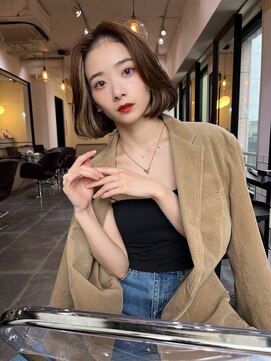 サロンドミルク 溝の口店(salon de MiLK) 20代30代40代/ボブ/くびれボブ/インナーカラー［溝の口］