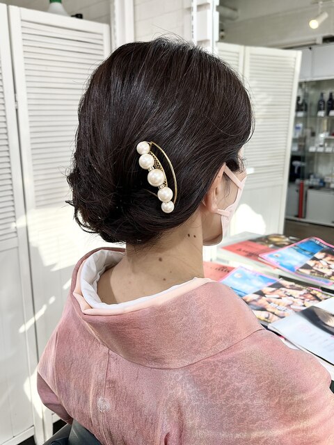 【卒業式】和装ヘアセット＋カンザシ