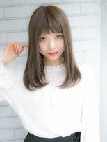 ルティア(Lutia) 長めロブ 簡単セット アッシュベージュ