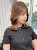 韓国前髪顔周り×美髪レイヤー[横浜/縮毛矯正/前髪縮毛矯正]