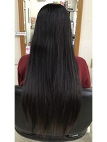 ヘアークリップバース ナチュラルストレート。