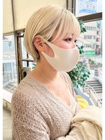 ソソ(soso)&nbsp;【soso 伊勢田】丸みショート【横浜/ブリーチ】